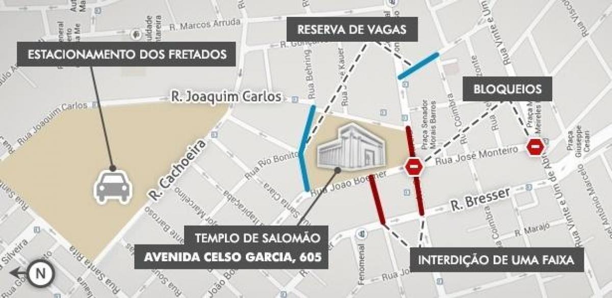 Peta Bait Salomo São Paulo