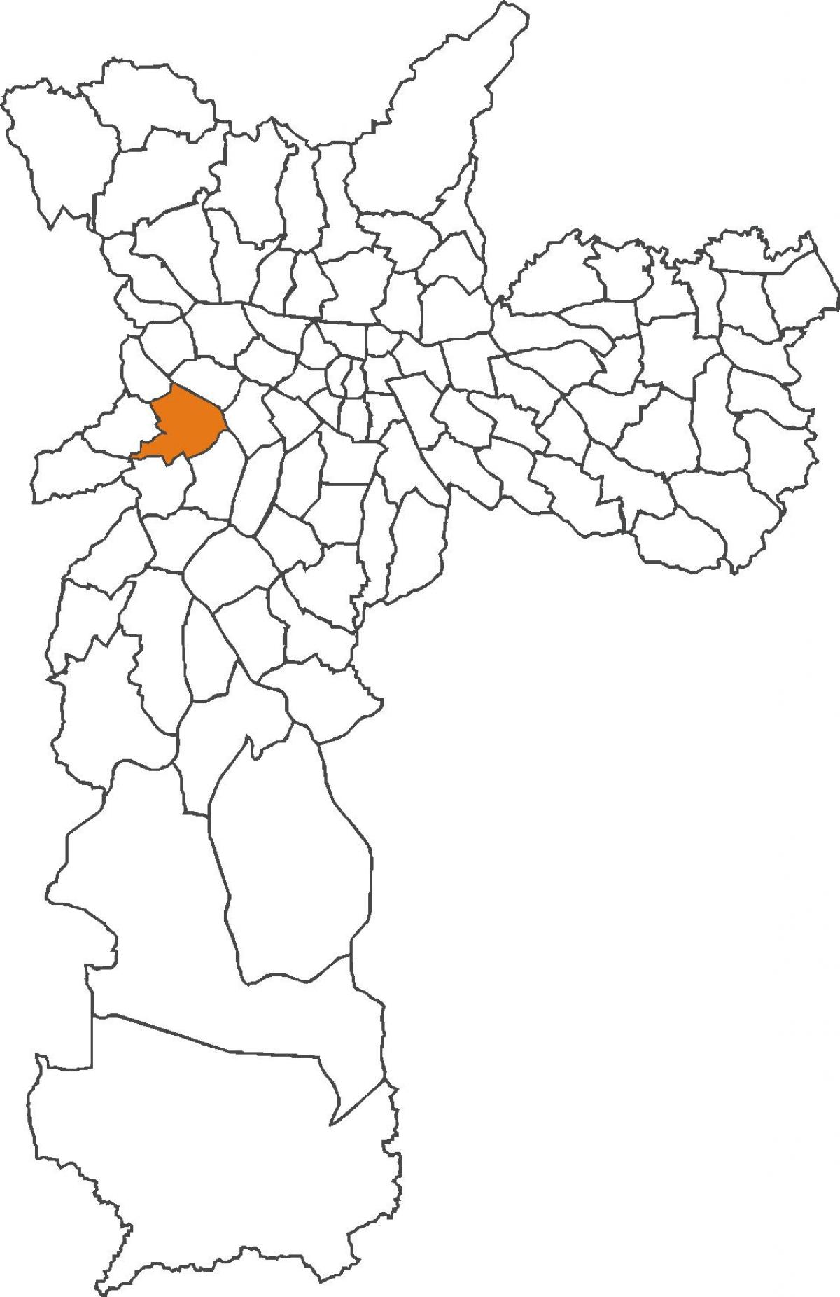Peta Butantã daerah