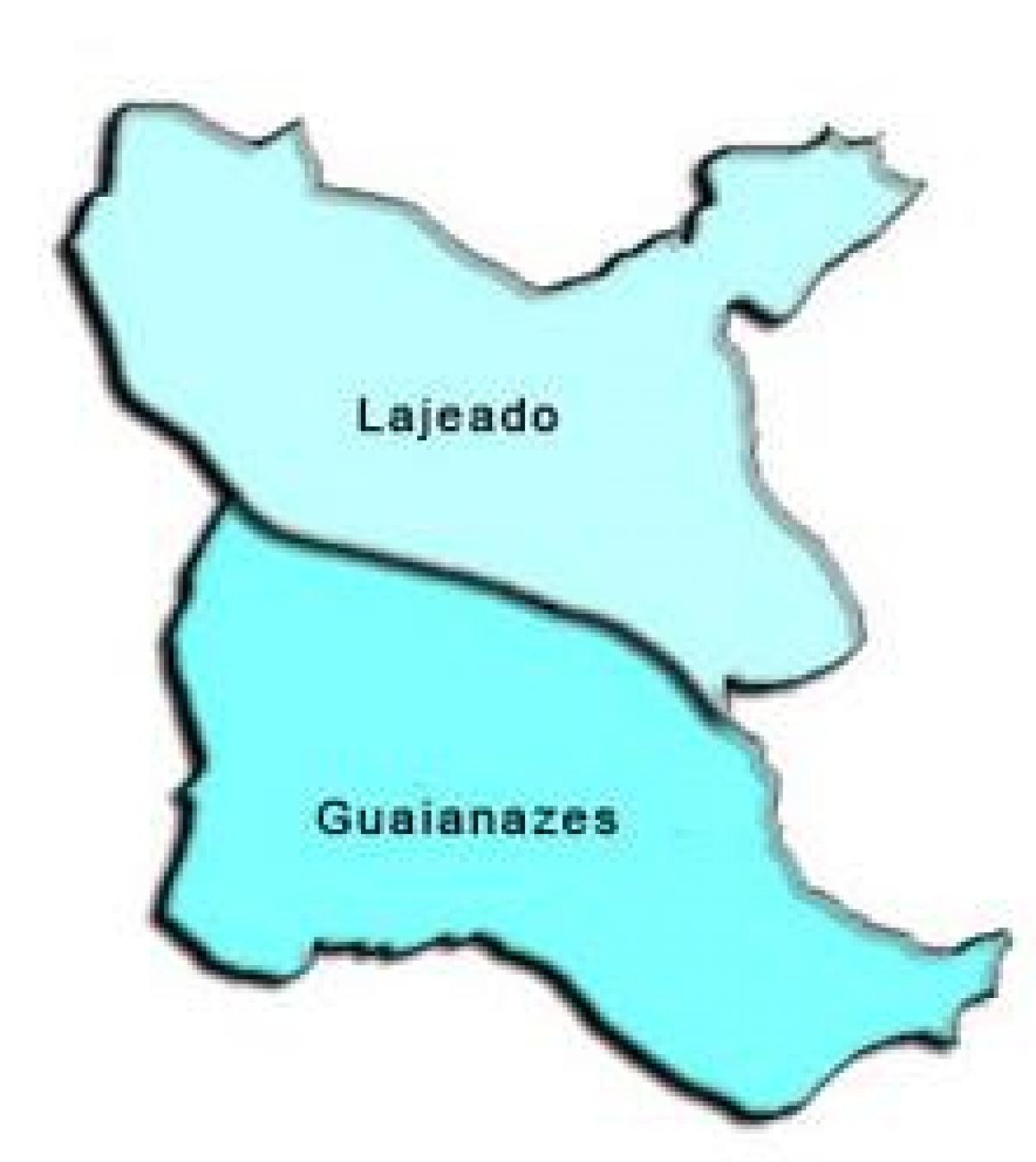 Peta Guaianases sub-prefecture