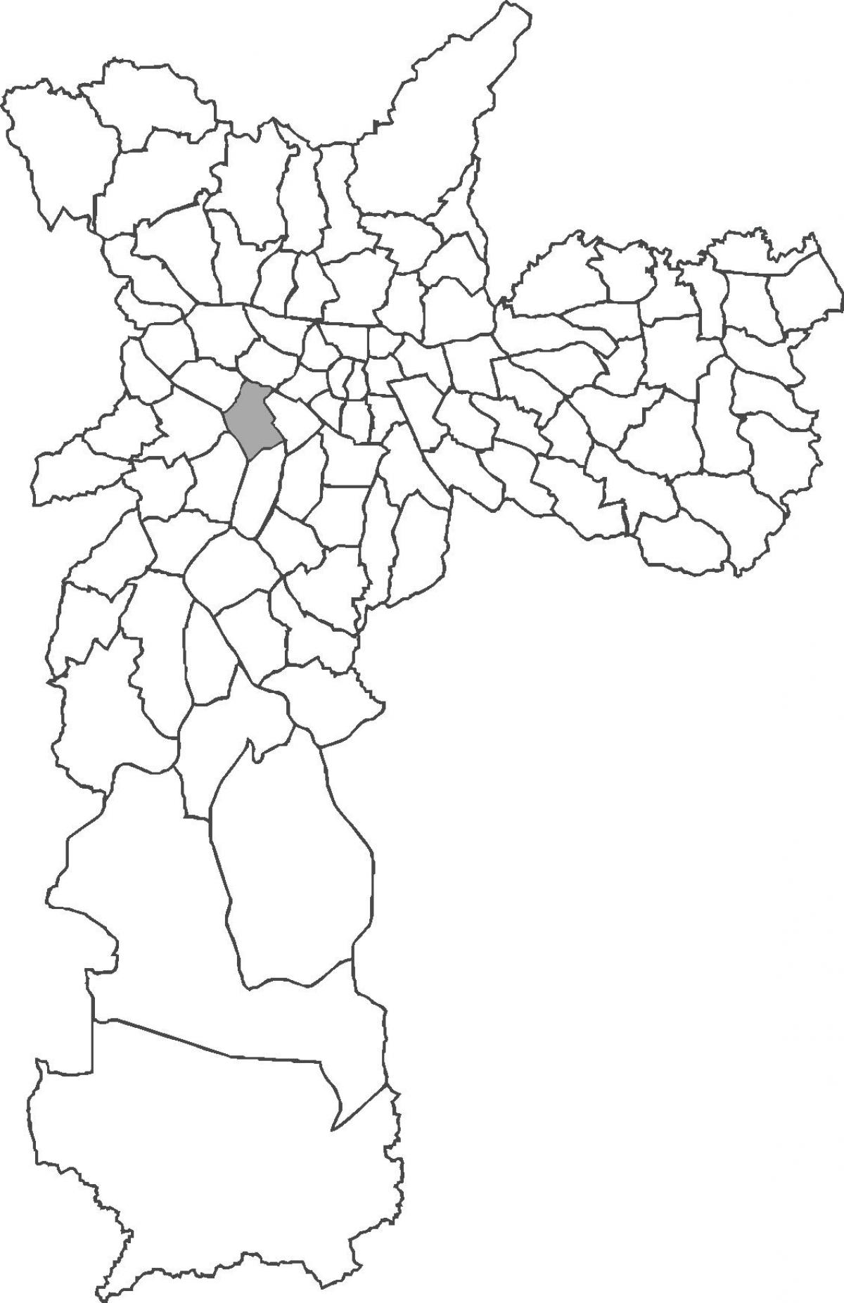 Peta Pinheiros daerah