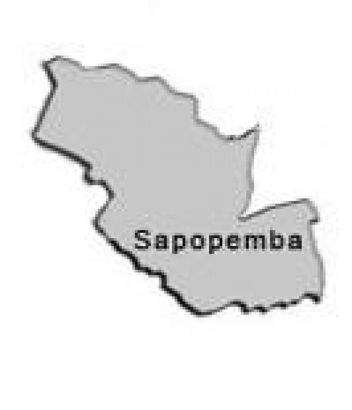 Peta Sapopembra sub-prefecture