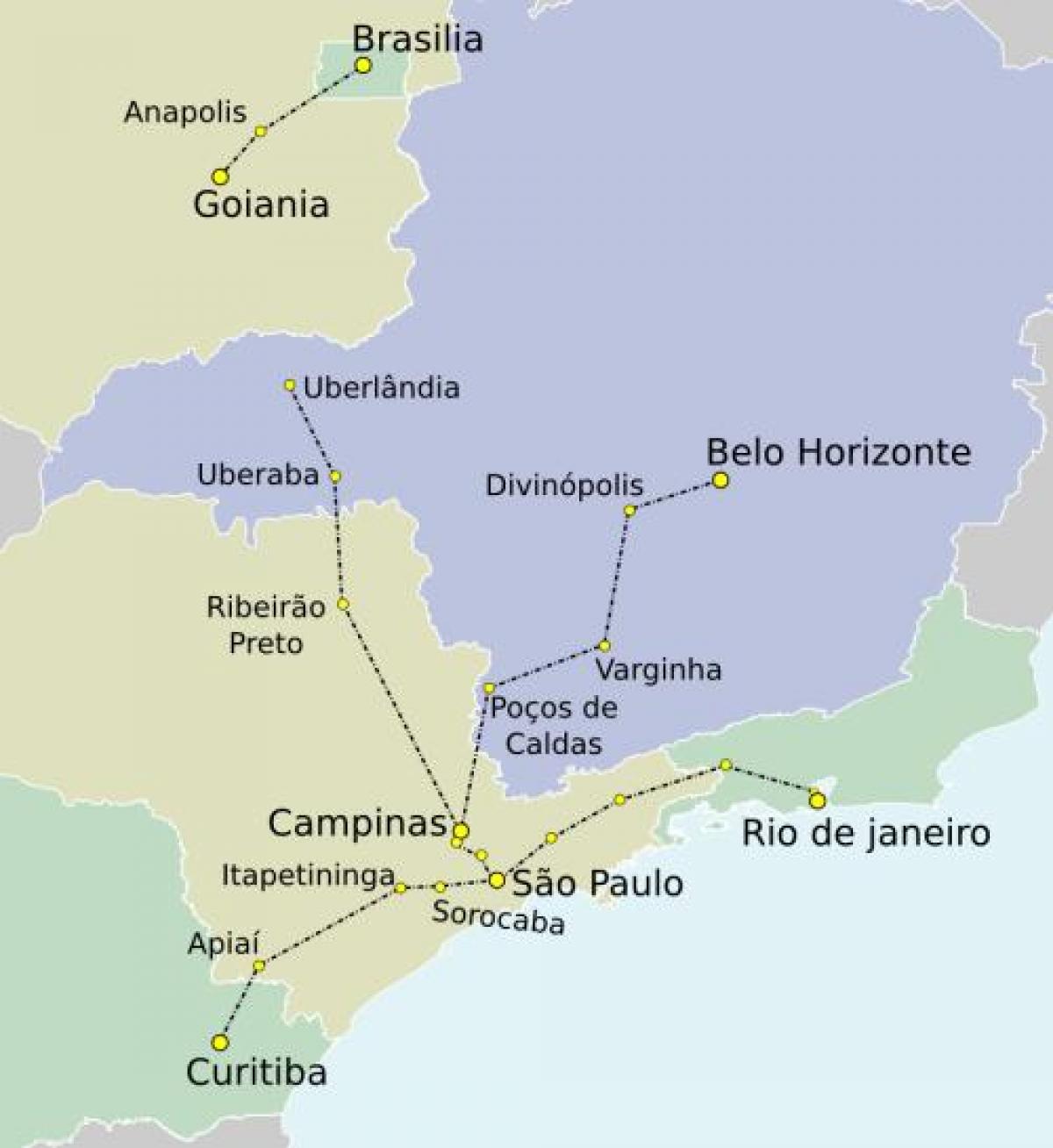 Peta São Paulo TAV
