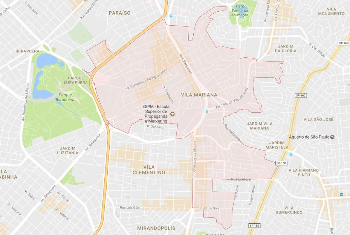 Peta Vila Mariana São Paulo