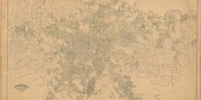 Peta bekas São Paulo - 1943