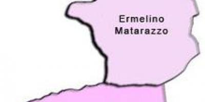 Peta Ermelino Matarazzo sub-prefecture