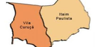Peta Itaim Paulista - Vila Curuçá sub-prefecture
