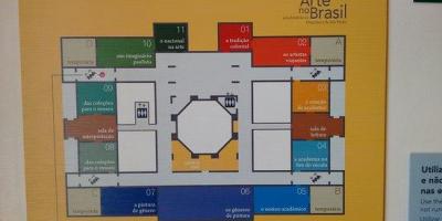 Peta pinacoteca Negeri São Paulo