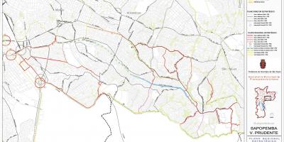 Peta Sapopembra São Paulo - Jalan