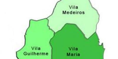 Peta Vila Maria sub-prefecture