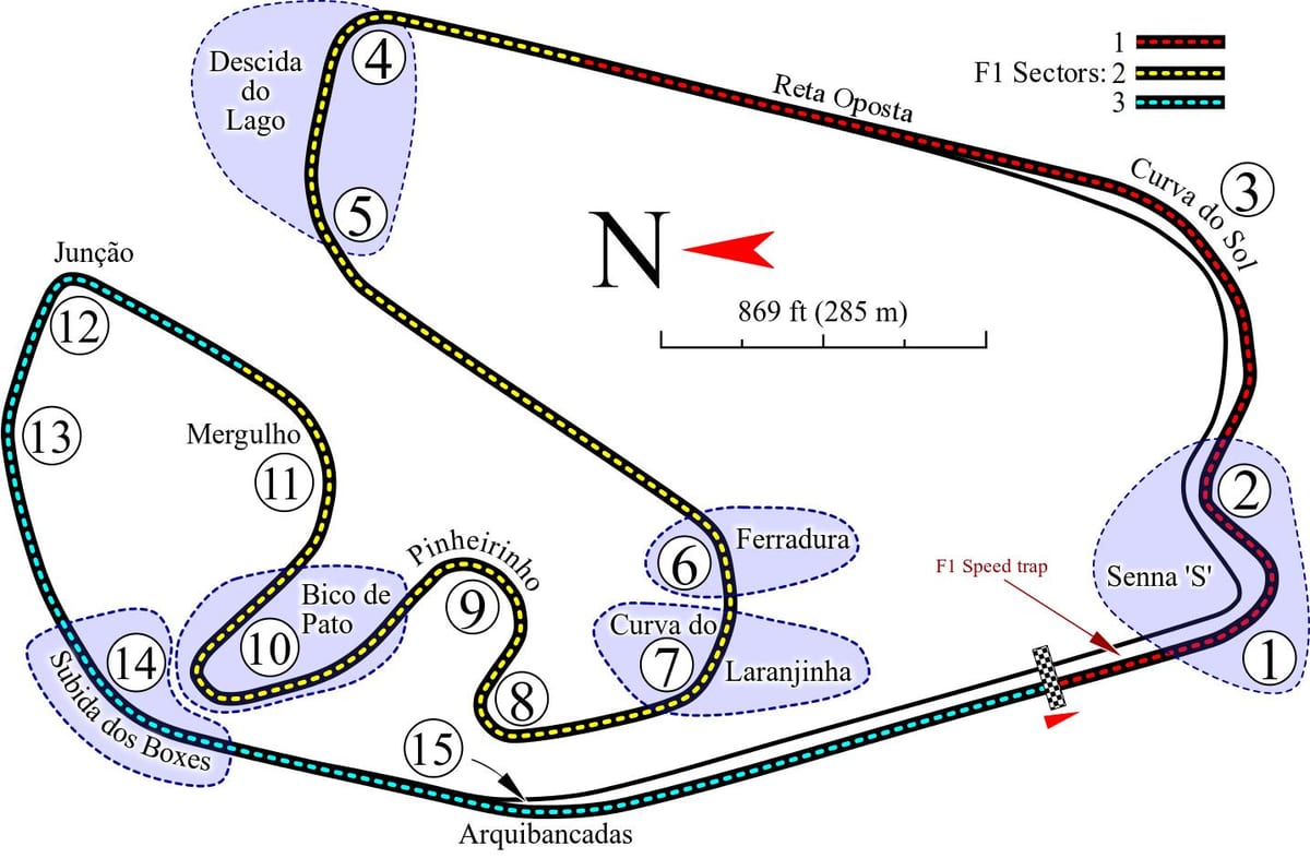 Peta Autódromo José Carlos Kadar São Paulo