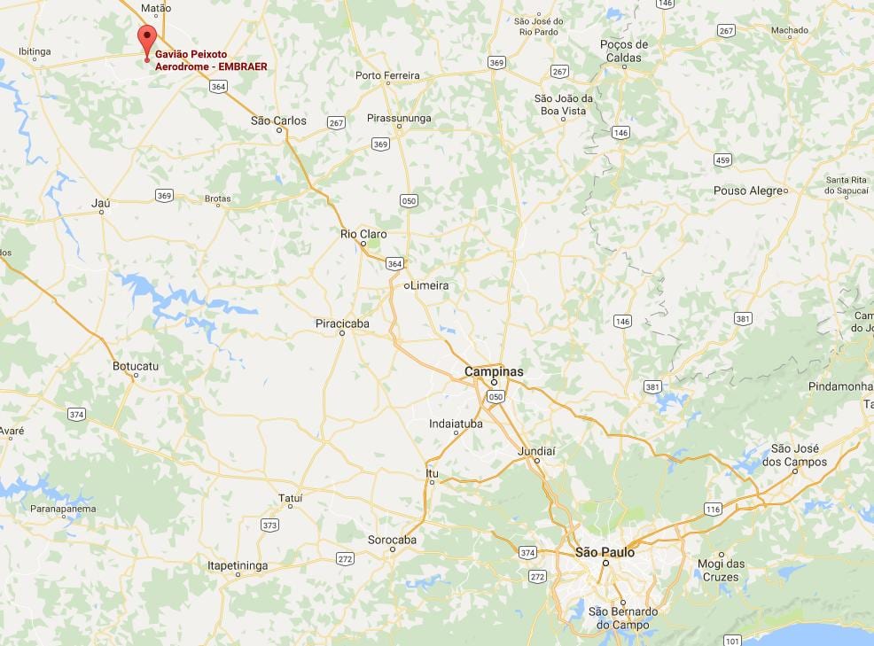 Peta bandara Gavião Peixoto
