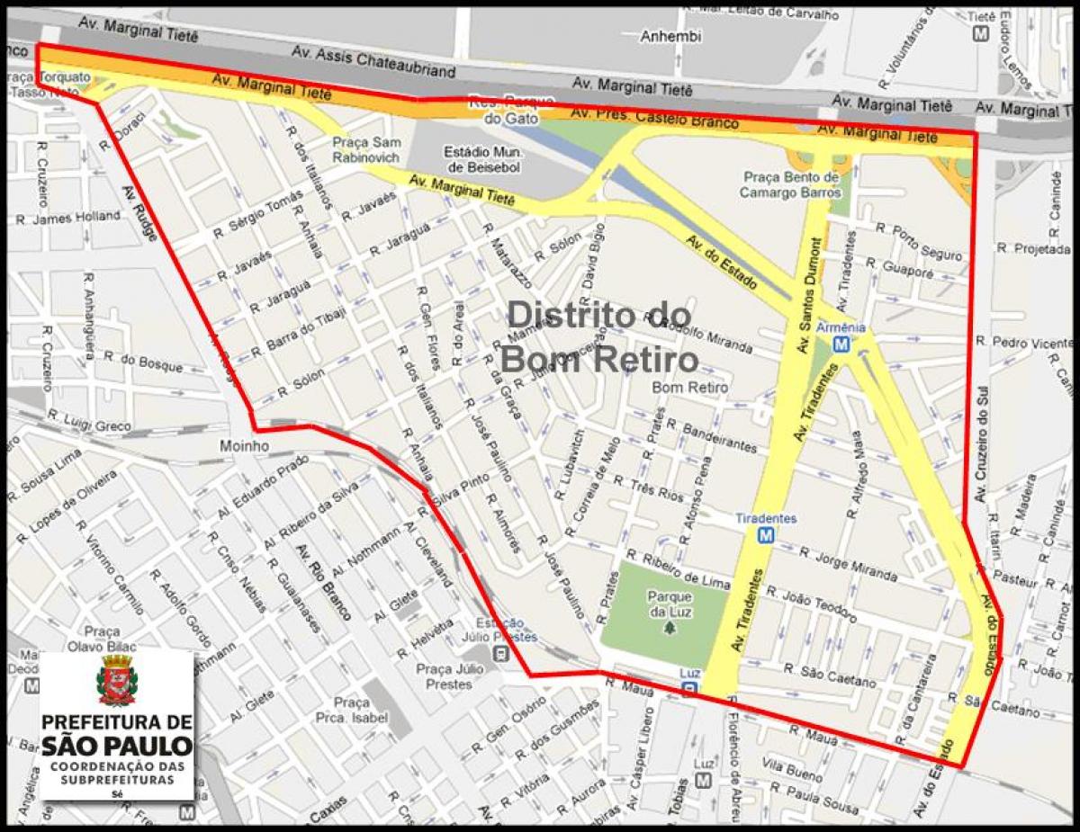 Peta Bom Retiro São Paulo