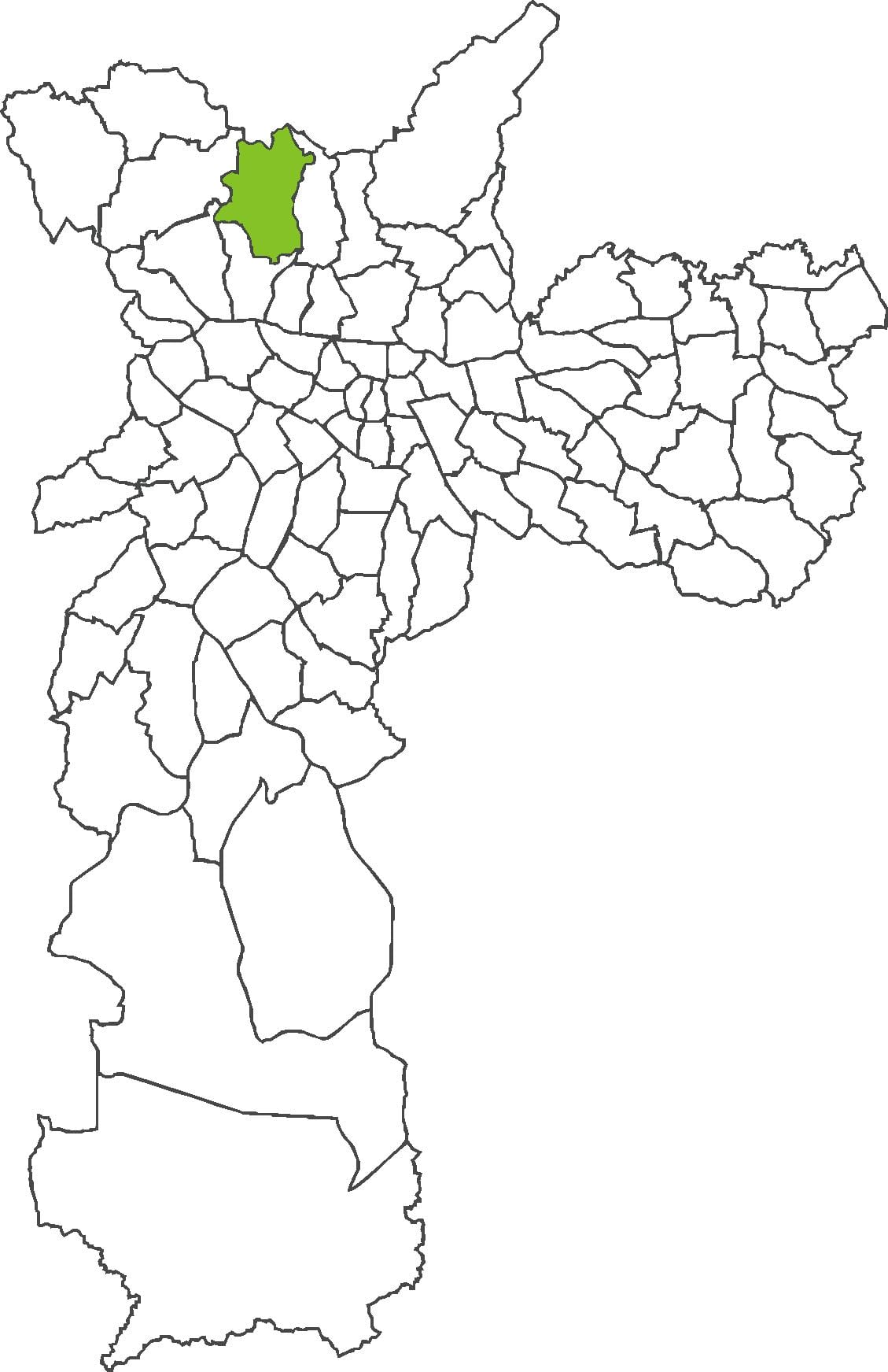 Peta Brasilândia daerah