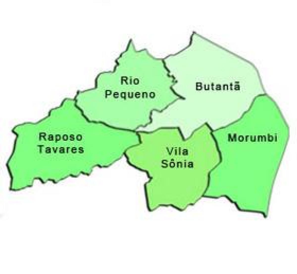 Peta Butantã sub-prefecture