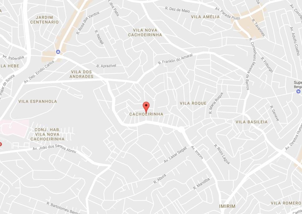 Peta Cachoeirinha São Paulo