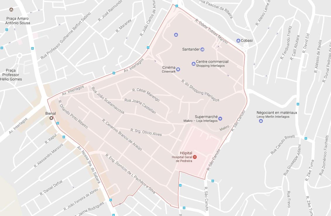 Peta Campo Grande São Paulo
