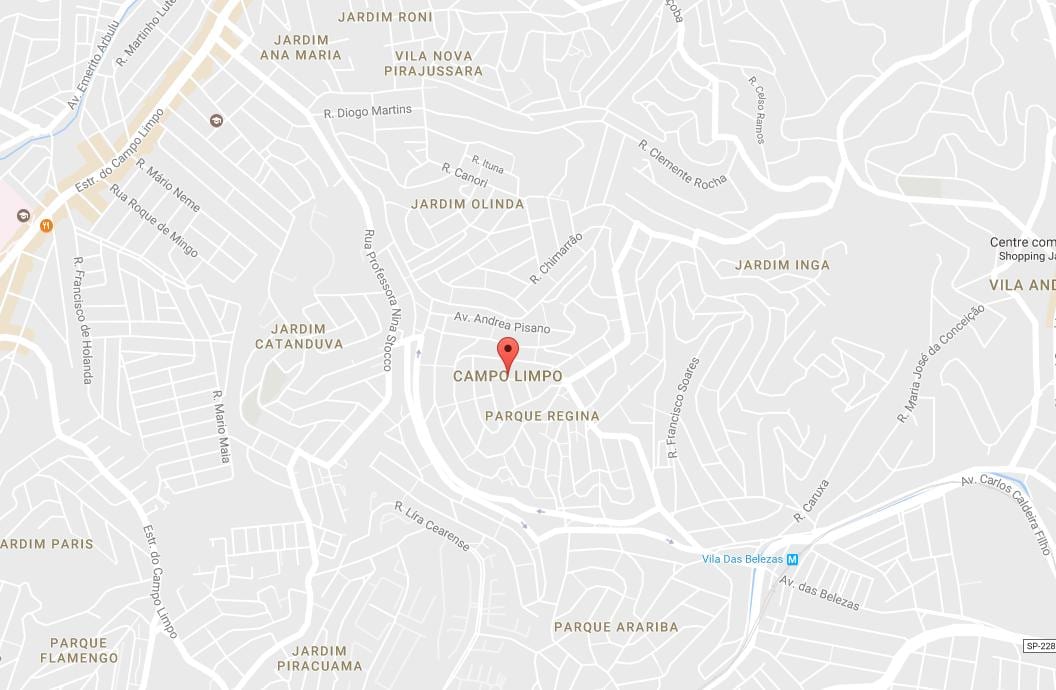 Peta Campo Limpo São Paulo