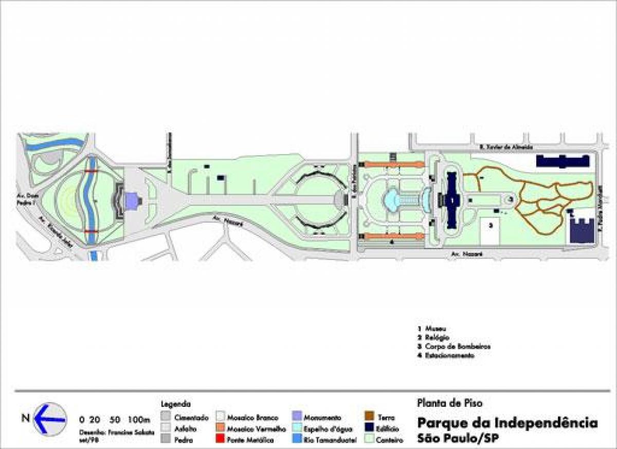 Peta Independência São Paulo Park