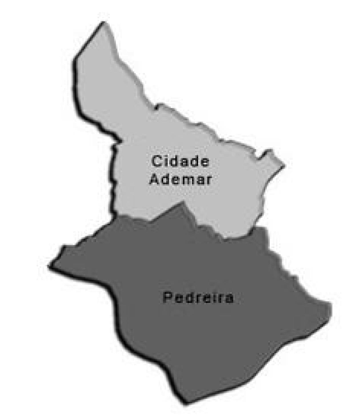 Peta Kota Ademar sub-prefecture