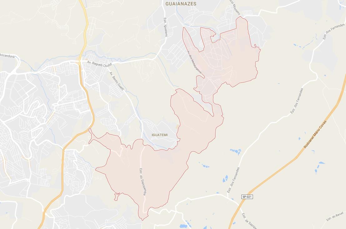 Peta Kota Tiradentes São Paulo