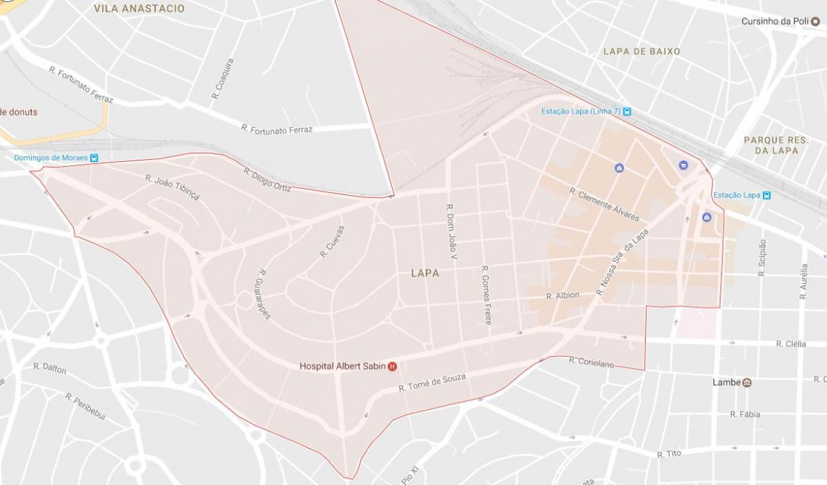 Peta Lapa São Paulo
