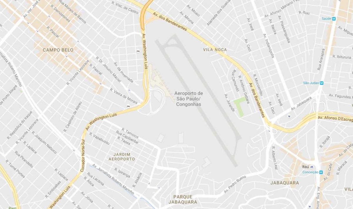 Peta lapangan terbang terbang