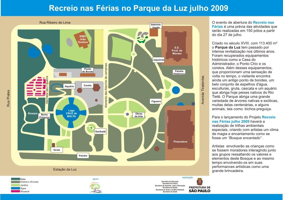 Peta Luz park São Paulo