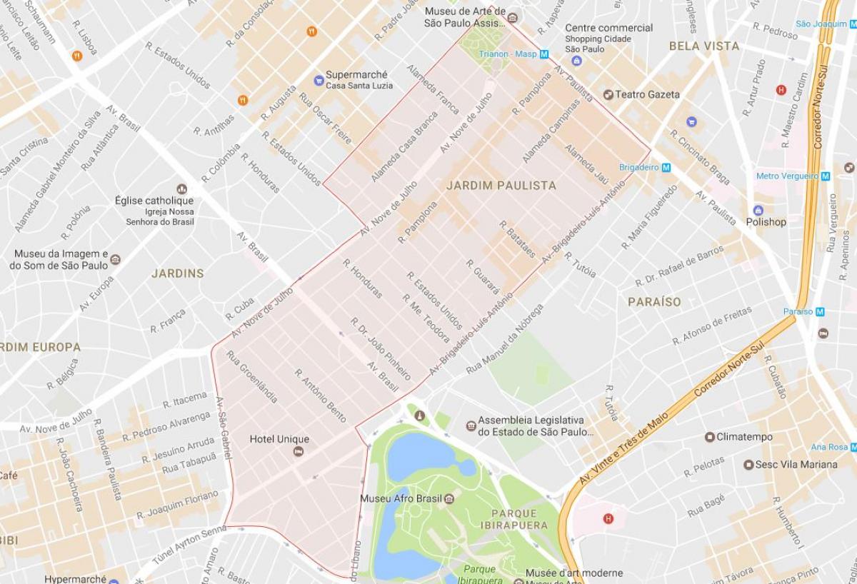 Peta Pengangkutan Paulista São Paulo