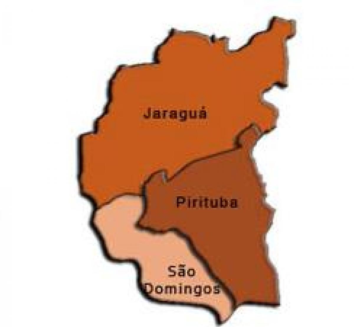 Peta Pirituba-Jaraguá sub-prefecture