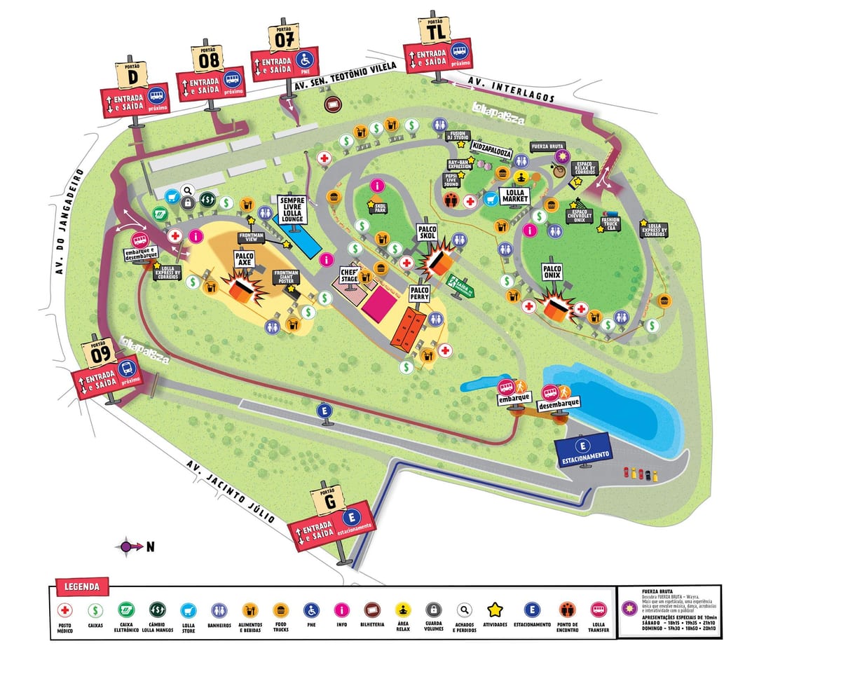 Peta São Paulo lollapalooza