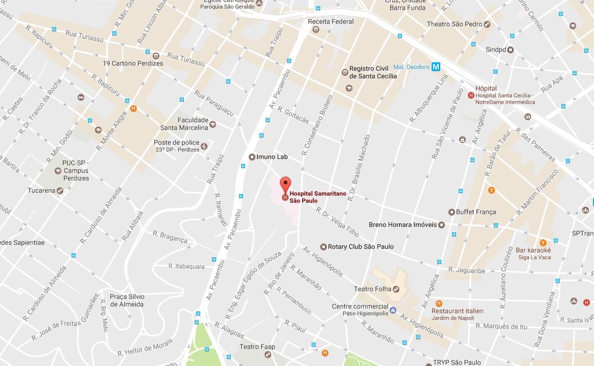 Peta Samaritano São Paulo hospital