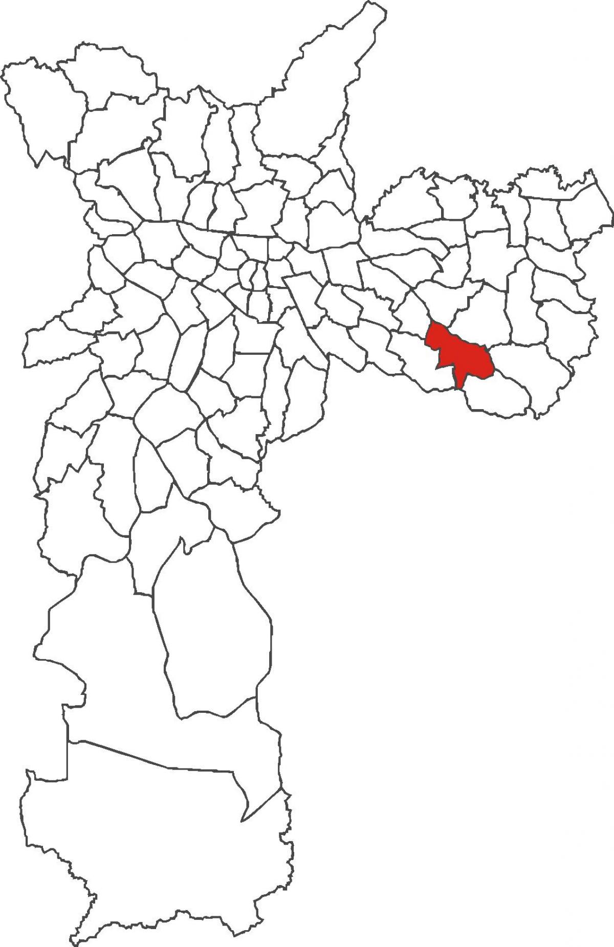 Peta São Dudu daerah