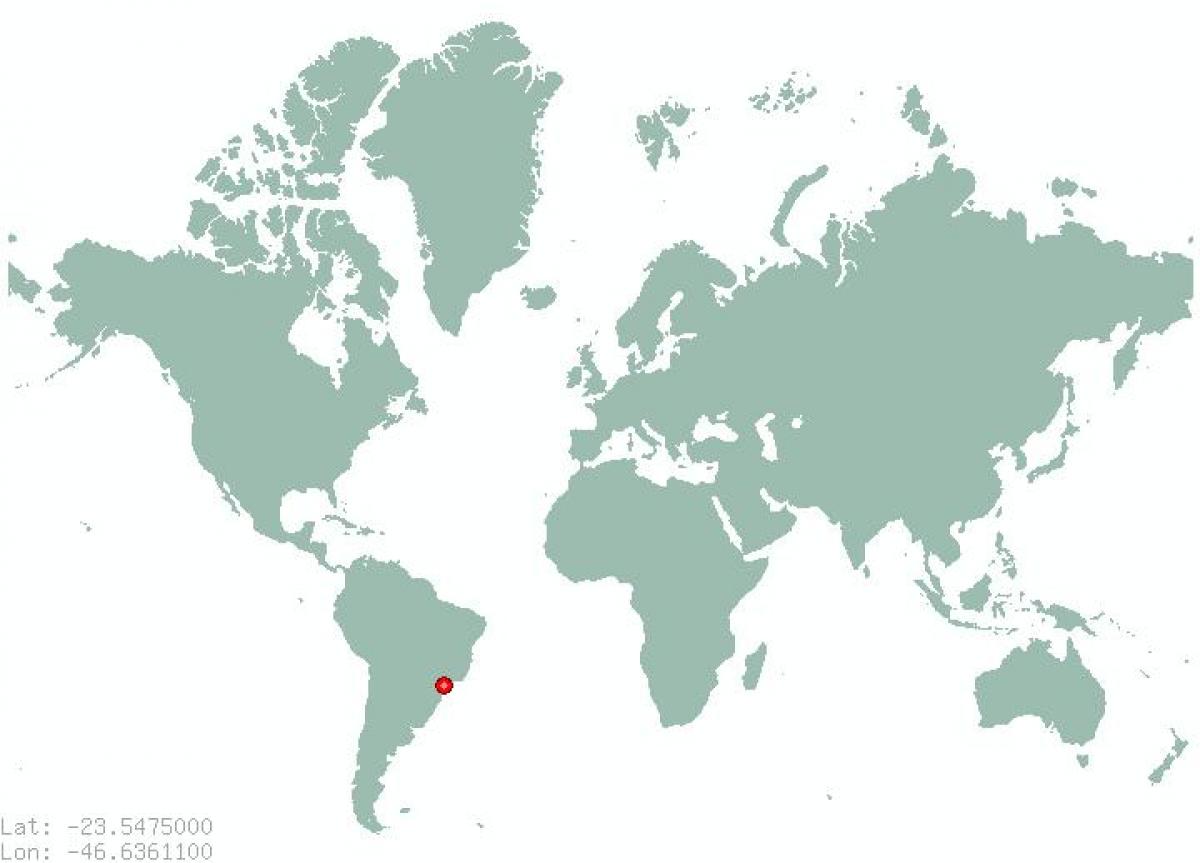 Peta São Paulo di dunia