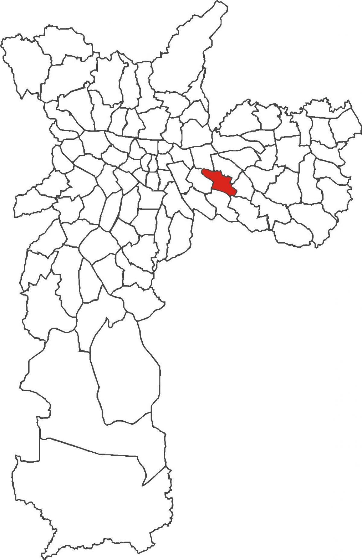Peta Vila Formosa daerah