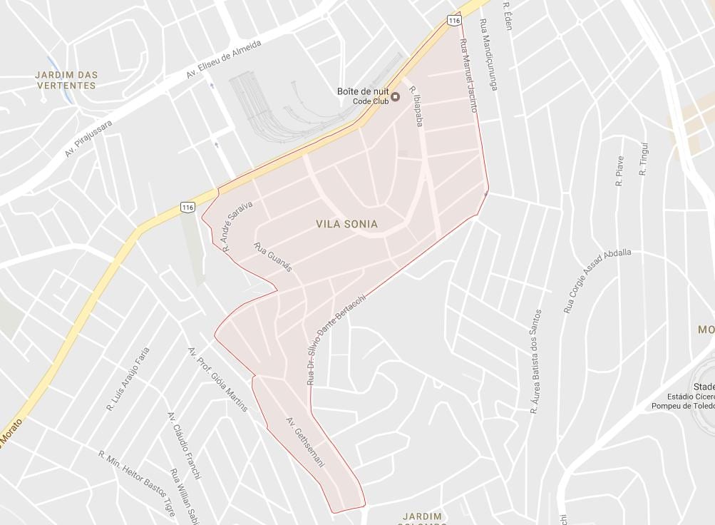 Peta Vila Sônia São Paulo