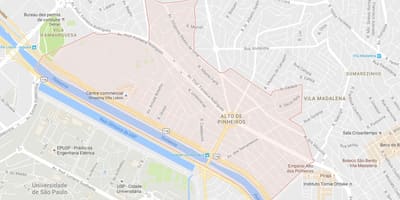 Peta Alto de Pinheiros São Paulo