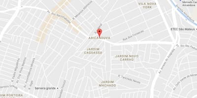 Peta Aricanduva São Paulo