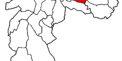 Peta Aricanduva-Vila Formosa sub-wilayah São Paulo