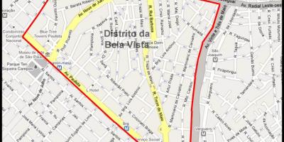 Peta Bela Vista São Paulo