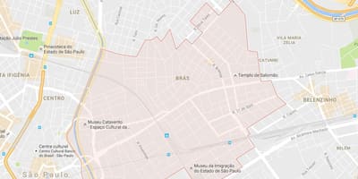 Peta Brás São Paulo