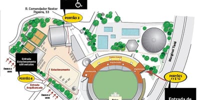 Peta Canindé stadium