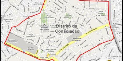 Peta Consolação São Paulo