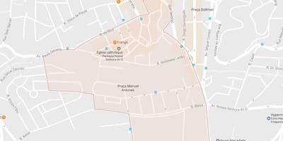 Peta Freguesia melakukan Ó São Paulo