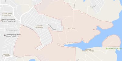 Peta Grajaú São Paulo