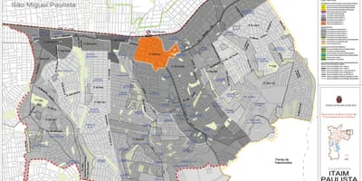 Peta Itaim Paulista - Vila Curuçá São Paulo - Pekerjaan tanah