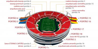 Peta Morumbi São Paulo stadium