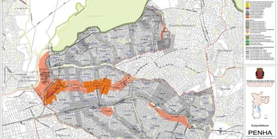 Peta Penha São Paulo - Pekerjaan tanah