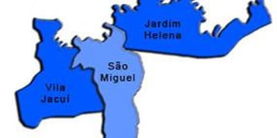 Peta São Miguel Paulista sub-prefecture