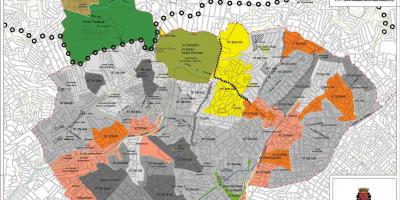 Peta Santana São Paulo - Pekerjaan tanah