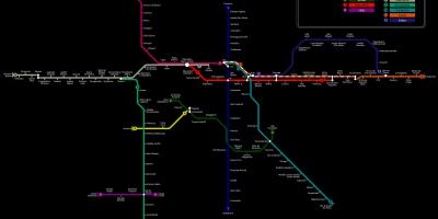 Peta São Paulo CPTM metro
